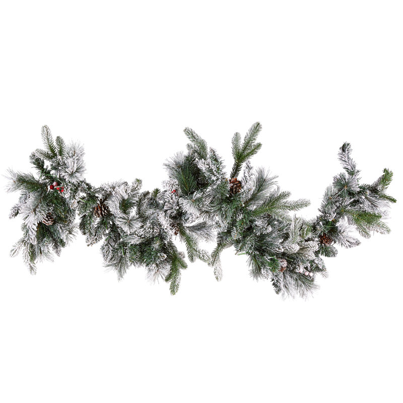 Snowy Christmas Garland, 180 cm