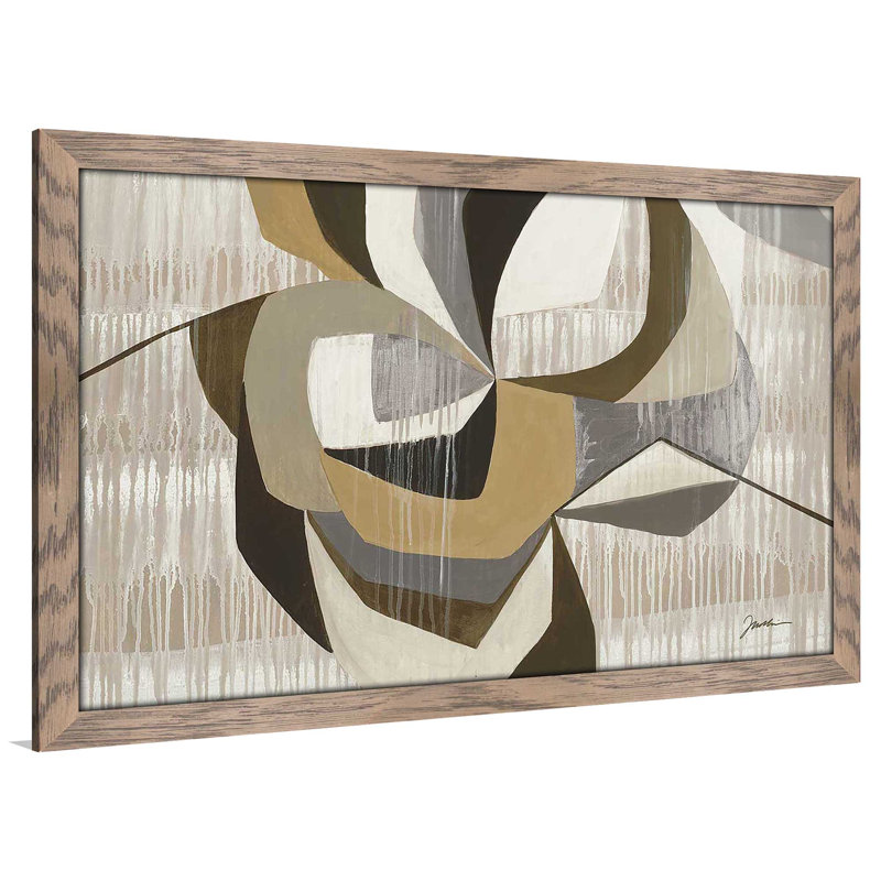 Jack in the Box - Peinture, Cadre taupe délavé, H 21,5 po x l 27,5 po x P 0,75 po