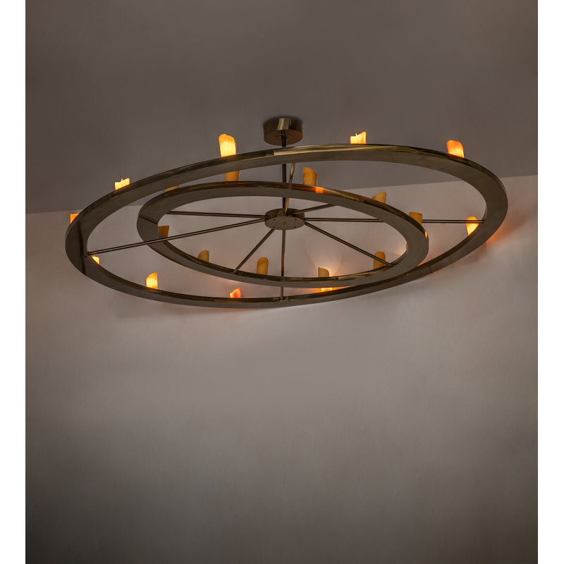 108" Wide Donner 24 Light Chandelier