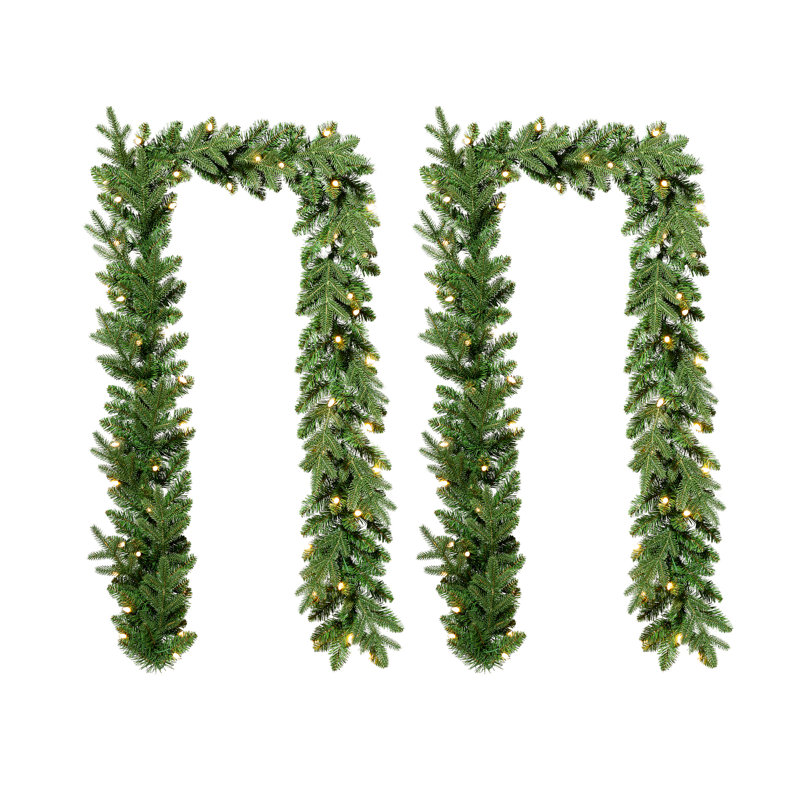 Guirlande de Noël 108 "pré-éclairée