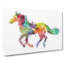 Painted Horse in Abstract - Wrapped Canvas-55312636