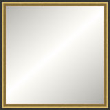 Gold and Black Rustic Mirror