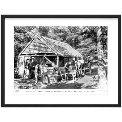 Midhurst, King Edward's Sanatorium, the Carpenters Shop 1907 1 Piece Single Picture Frame Wall Art