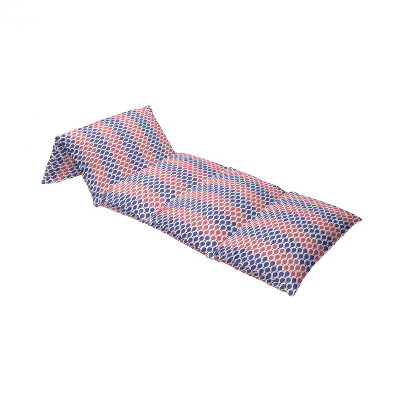Housse de coussin poisson sur fond blanc, H 2 po x l 27 po x P 88 po