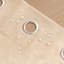 Rideau d'extérieur avec œillets, rideaux imperméables occultants et isolants pour salon de chambre à coucher, rideau efficace pour la protection de la vie privée et du soleil, pour balcon, terrasse, panneau simple, l 52 po x L 84 po, beige-273171702-273211191