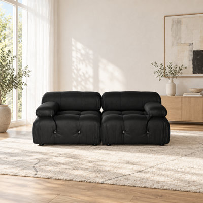 Jesse 69.3'' Velvet Loveseat