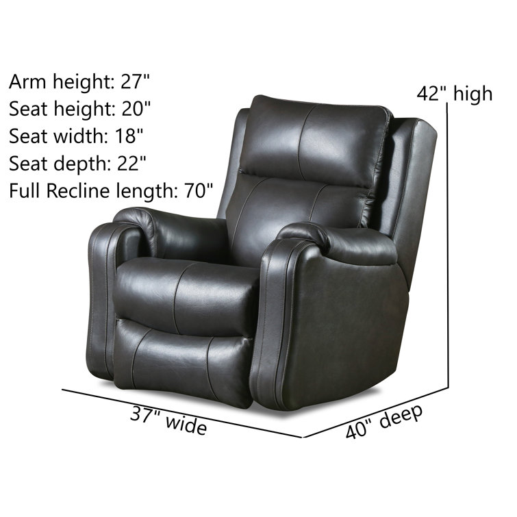 Southern Motion Contour Leather Power Recliner - Wayfair Canada