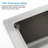 Stainless Steel 33X19 Kitchen Sink Undermount With Cutting Board. 304 Steel, Lasting Durability. Scratch- Coating. Ample Single Bowl. Sound Reducing. Smooth Rounded Corners And . Brushed Look.-121675819