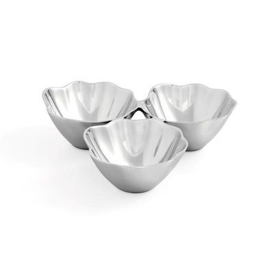 Portmeirion Sophie Conran 3 Part Condiment Tray 11 Alloy