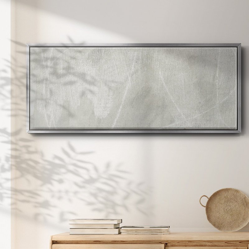 Stone Shadows II- Framed Canvas, 20" H x 50" W