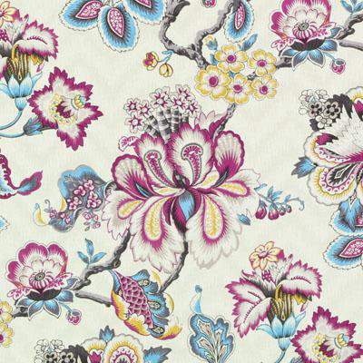 Crestmore Traditional Multi-Purpose Fabric, Turquoise
