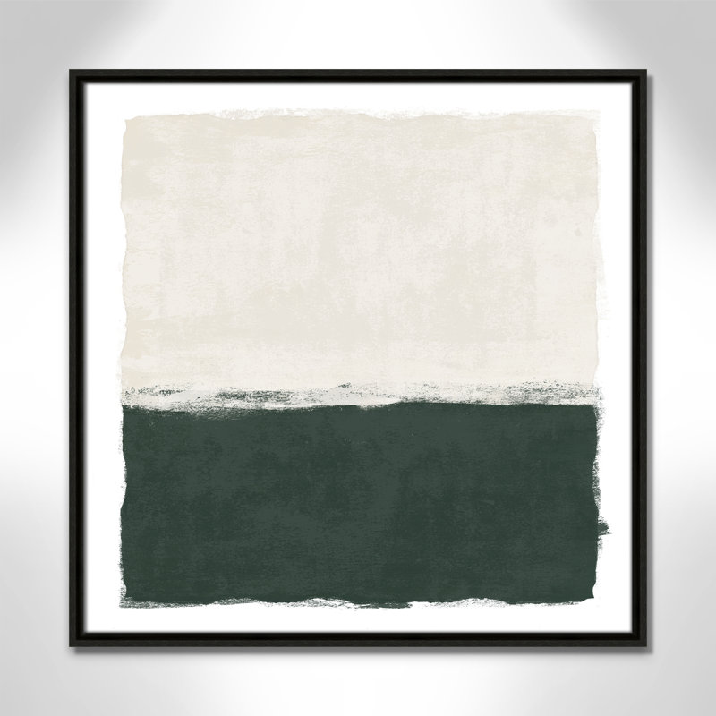 «Primal Forest II - Square Vesrion Print» par Natalie Carpentieri, H 25,5 po x l 25,5 po, Flottant espresso