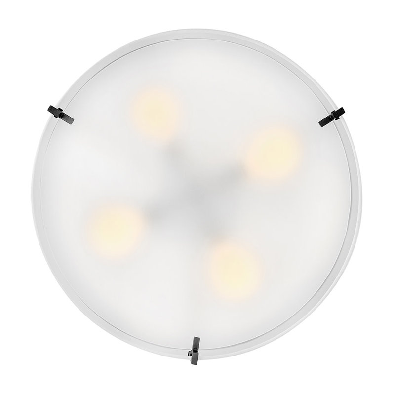 Hinkley Halle Semi Flush Mount, Black