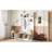 Hall Tree With Storage Shoe Bench For Entryway And Hallway, 4-In-1 Design Coat Racks With Hooks For Living Room-1007100680