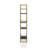 Caithlin 70"H x 38"W Metal Open Etagere Bookcase-1532545898