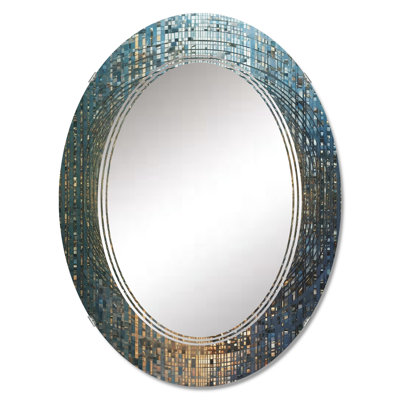 Oval Wall Mirror, Decorative Accent Mirror - Drumbest