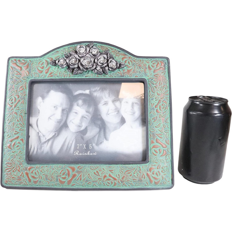 Wilksboro Turquoise Embossed Picture Frame
