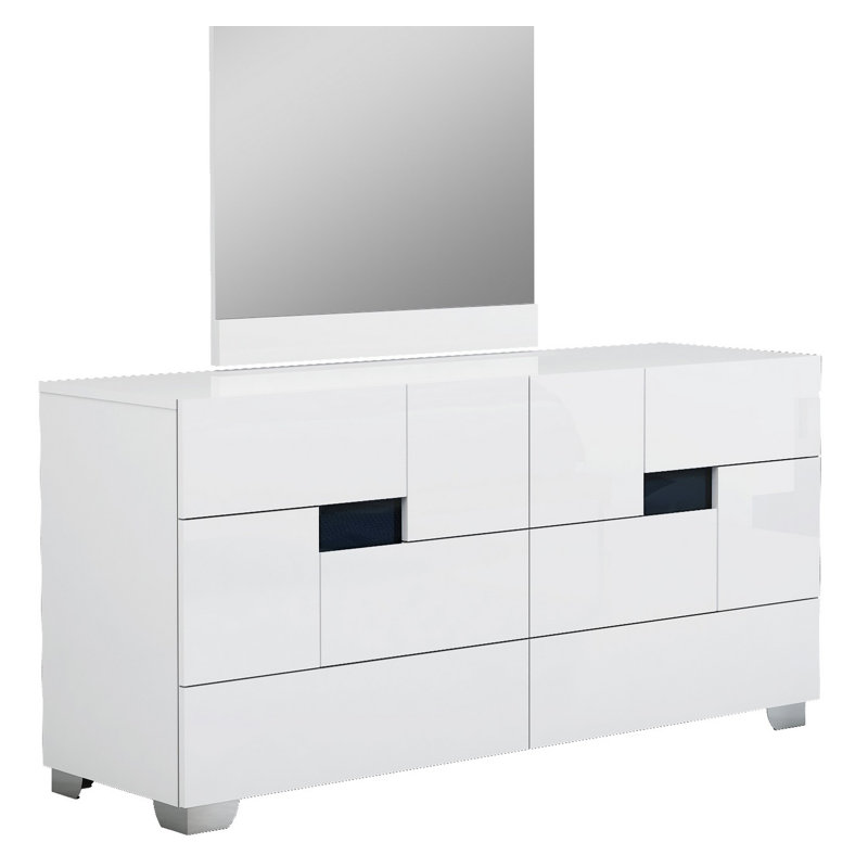  30 po superbe commode blanche ultrabrillante