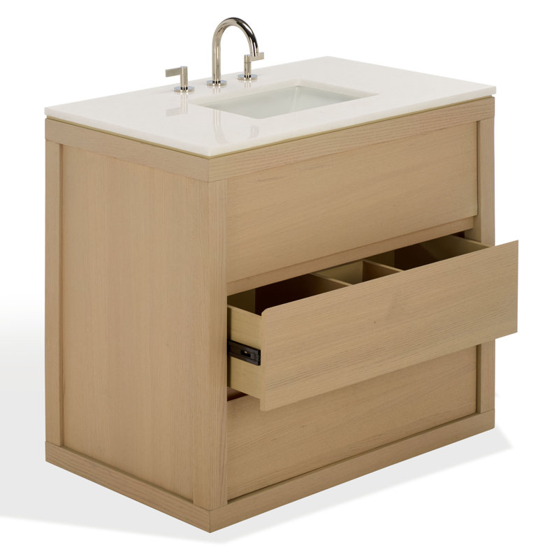 Meuble-lavabo simple Clairebeth, 36"