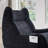 Graysen Velvet Bean Bag Chair with Armrests & Side Pocket-114726622