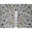 Tapis oriental ivoire 2 pi 7 po x 5 pi 9 po Oushak avec motifs floraux, pure laine, tissage dense, noué à la main