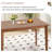 47" Knot-Free Pine Dining Table