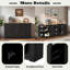 Buffet de rangement multifonctionnel avec tablettes réglables, support à 3 niveaux, tiroir et porte-2038004292