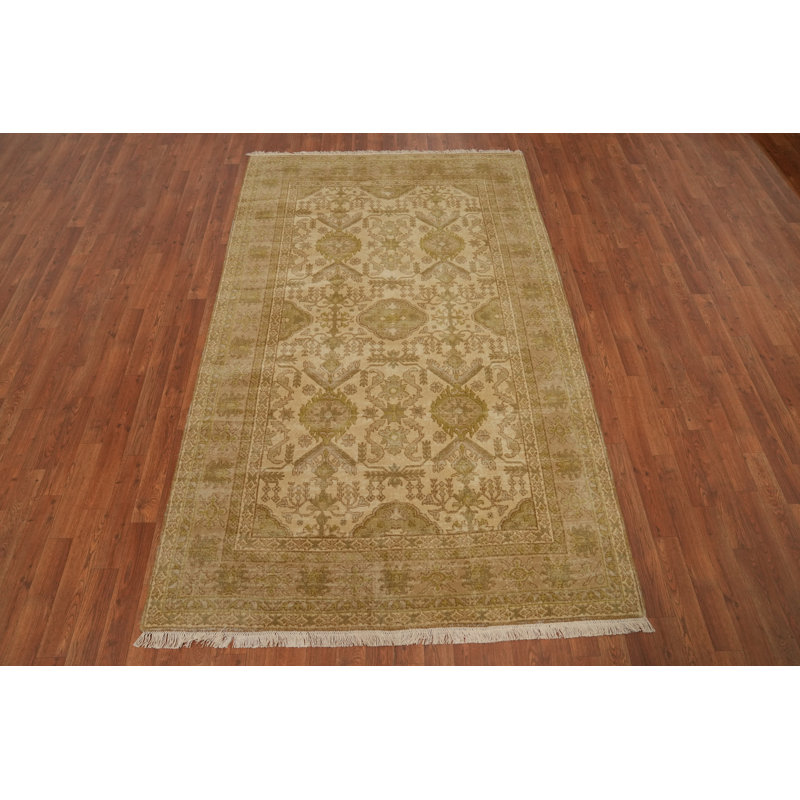 Tapis indien géométrique Oushak 5 x 8