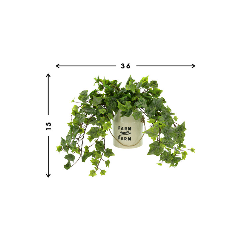 Rio Faux Ivy Plant in Ceramic Pot