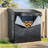 Brookens 185cm W x 70cm D Metal Log Store