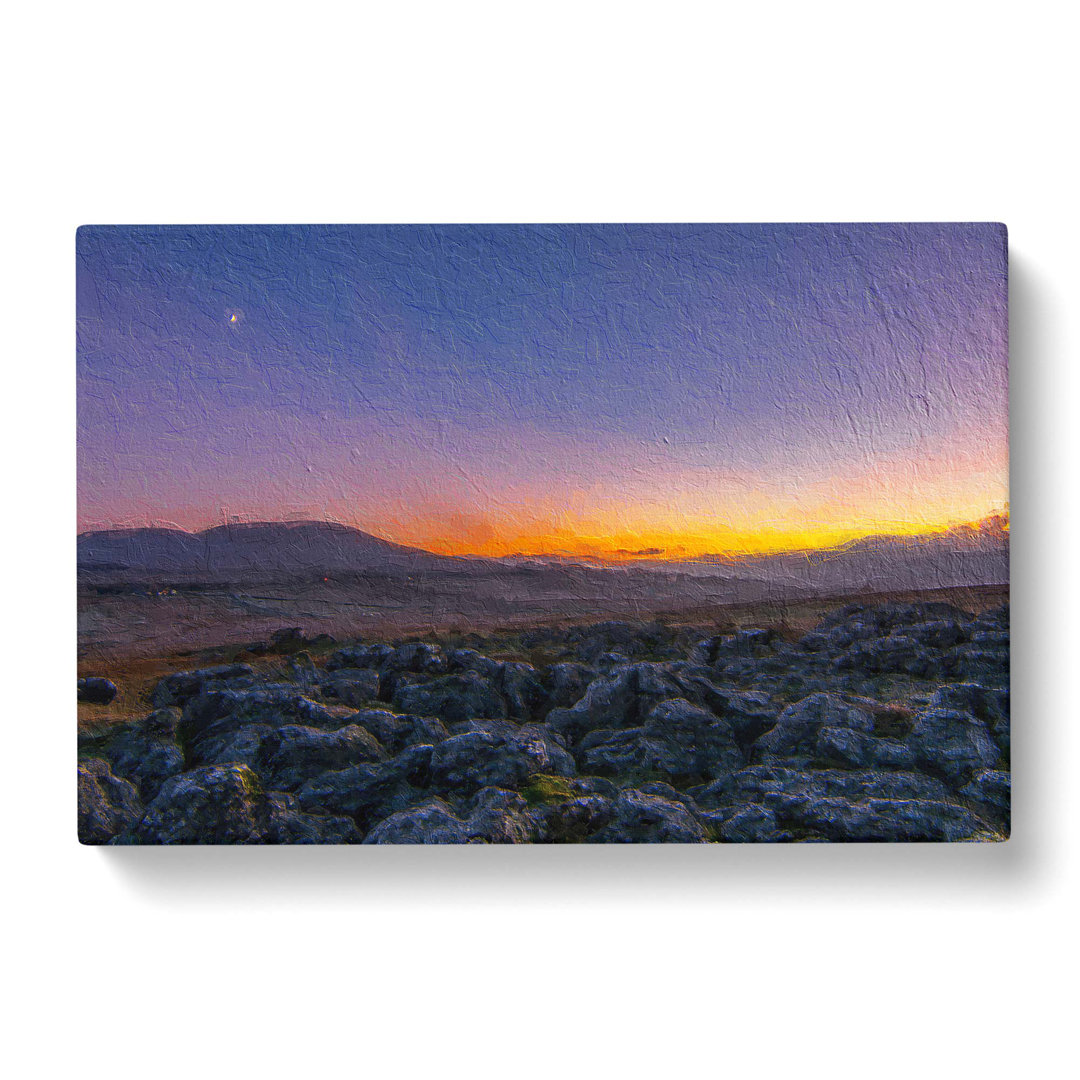 Sunrise Over The Yorkshire Dales - Wrapped Canvas Painting