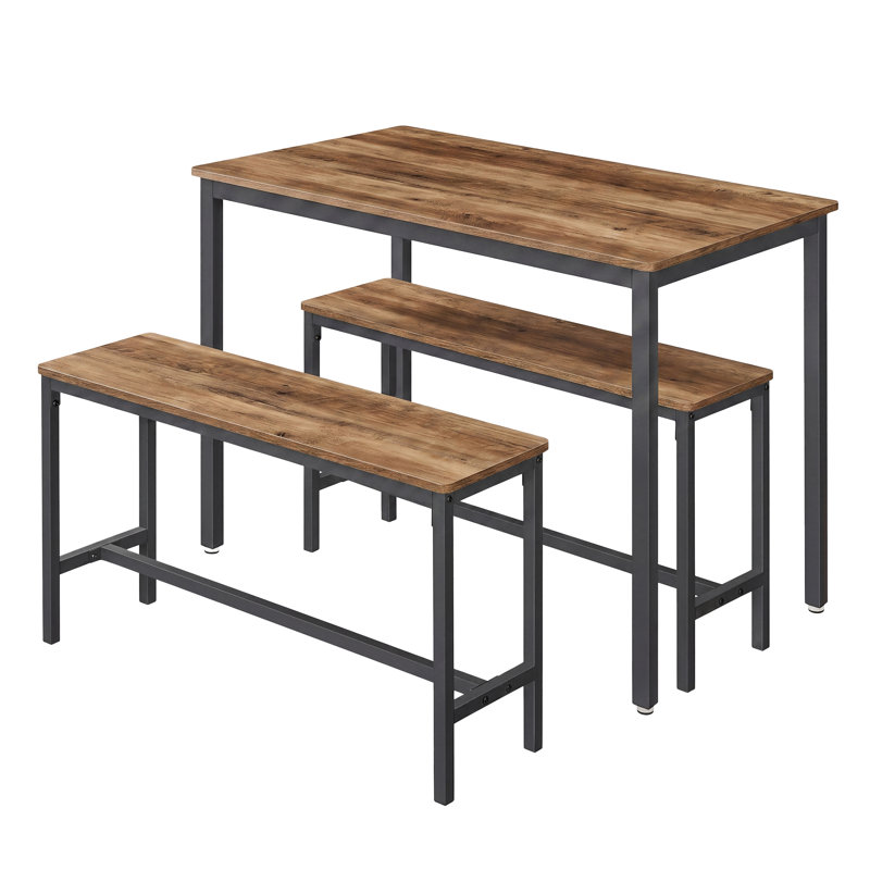Franko 4 - Person Dining Set, Honey Brown