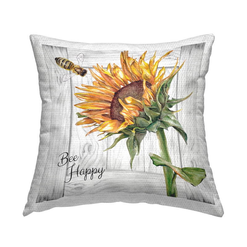 Coussin Bee Happy Levison Designs