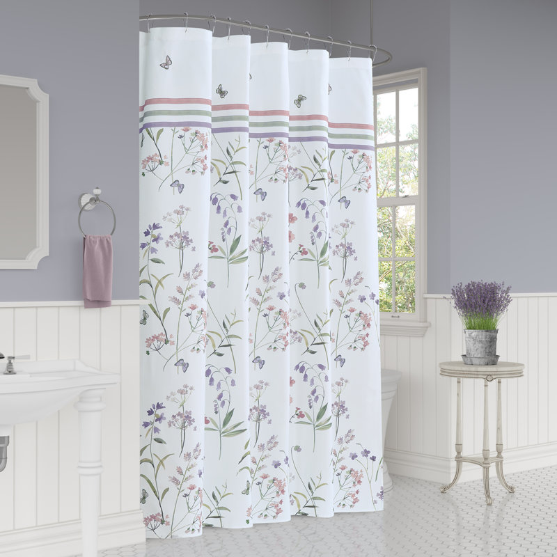 Rideau de douche Nola Lilas