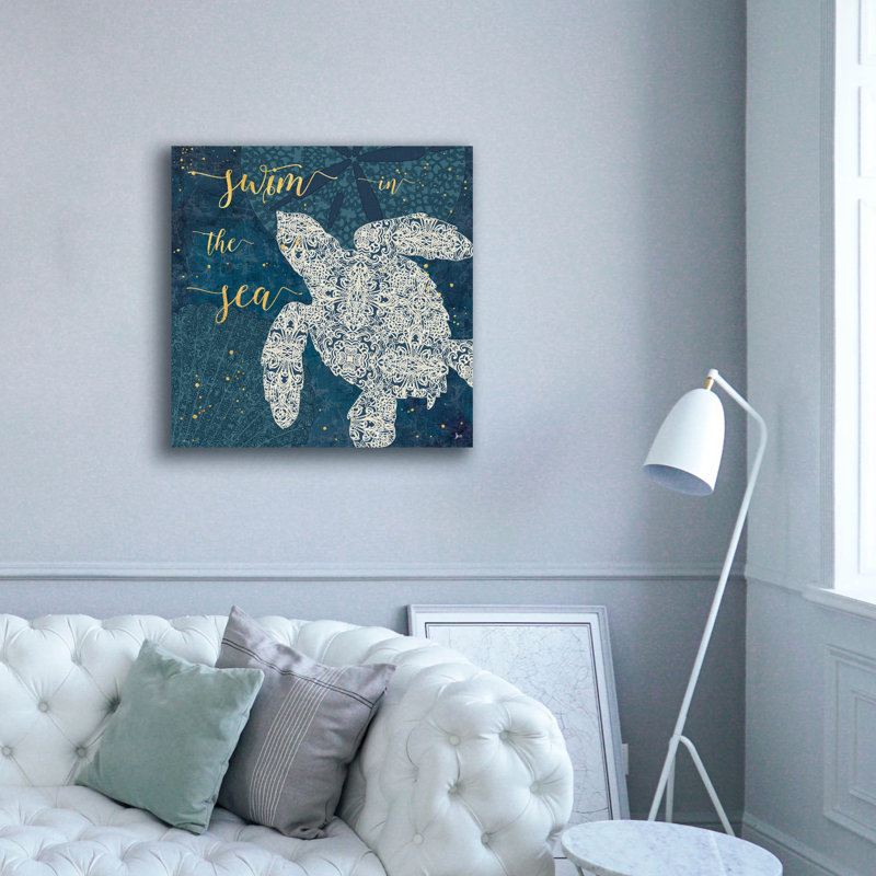 "Bayal Home ™" Coastal Lace VI "par Jess Aiken, art mural sur toile, H 37 po x l 37 po x P 1,5 po