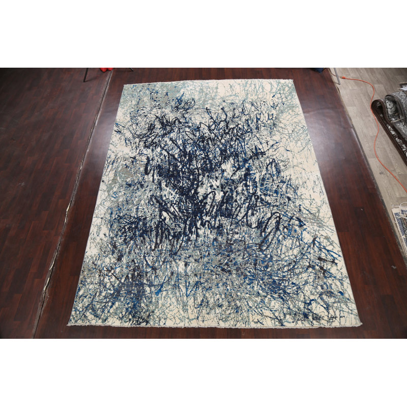 One-of-a-Kind 9' X 12' New Age Area Rug in