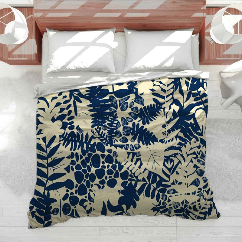 Édredon floral à motif floral, Édredon simple TG