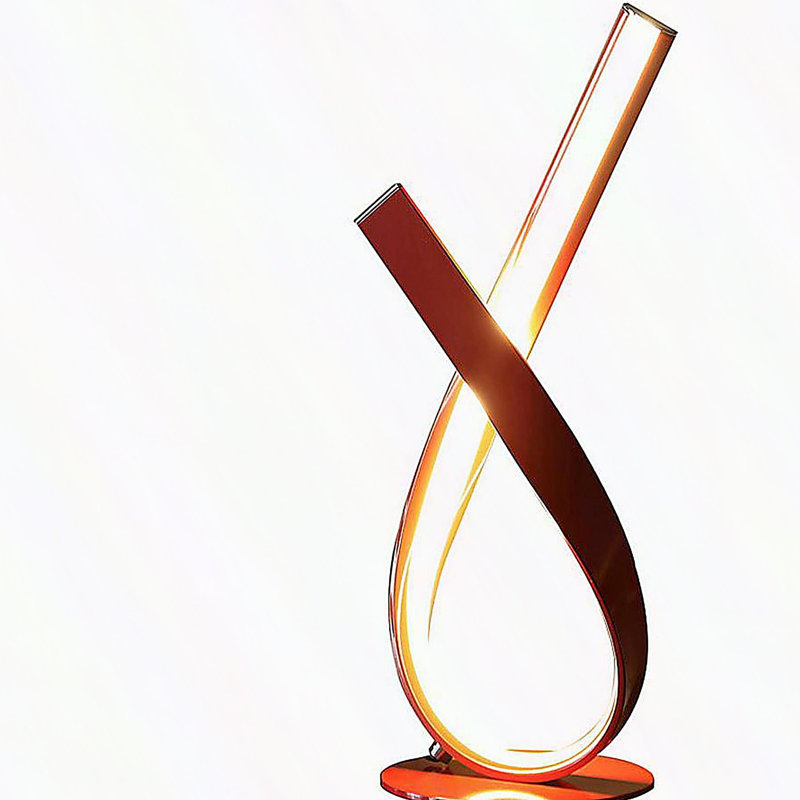 Lampe de table 17 po, Rouge