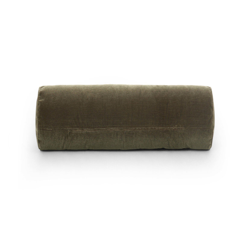 Bridger Bolster Pillow Cover & Insert, Monte Olive, 8"H x 20"W