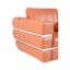 Cuir brun clair avec rembourrage en mousse haute, pieds en acier inoxydable, bois franc séché au four, cuir, structure en bois massif à 3 couches
