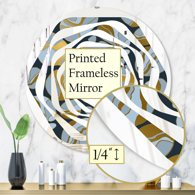 Miroir mural Leaves, H 31,5 po x l po