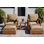 Chatsworth Outdoor 5 - Piece Teak Conversation Set