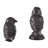 Johnnye Set of 2 Birds Iron Paperweight & Sculpture Set