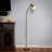 Avery Industrial 1-Light 3-Way Dimming LED Floor Lamp with Metal Cone Shade-62954057
