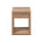 Eck - Scandinavian Style Oak Solid Wood Floating Nightstand With 1 Drawer
