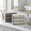Ensemble de 3 serviettes Kreager 500 g/m² 100 % coton à séchage rapide, motifs marbrés et unis-133793346-136344133