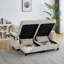 Canapés multifonctionnels avec rangement, canapé-lit moderne en tissu beige pour la maison