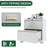 2 Drawer Lateral File Cabinet With Lock, Metal Lateral Filing Cabinet For Home Office, Steel Wide Horizontal Filing Cabinets For Letter/Legal/A4/F4 Hanging Files (White)-121118502