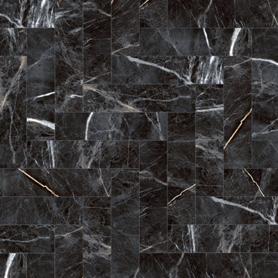 Supreme Tile Pulpis 3" x 13" Beveled Porcelain Marble Look Subway Wall & Floor Tile