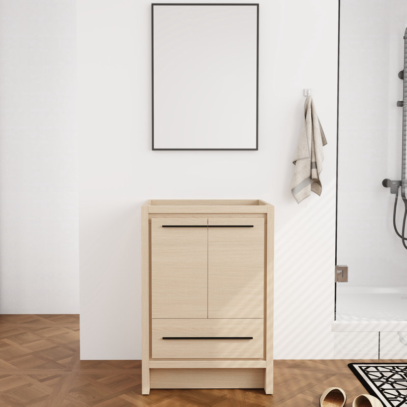 24'' Single Bathroom Vanity Base Without Top